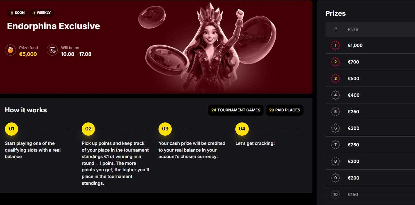 Turnier im Vulkan Spiele Casino mit Regeln, Preispool und Gewinnübersicht